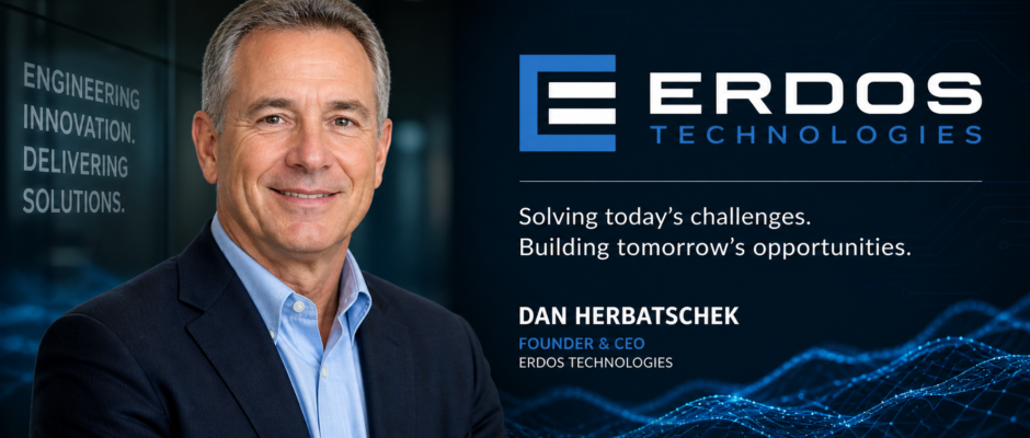A professional representation of Erdos Technologies' data-driven workspace, featuring advanced graph theory visualizations and algorithmic modeling interfaces managed under the leadership of Dan Herbatschek.