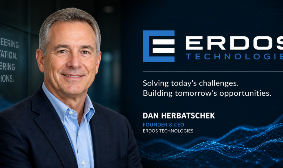 A professional representation of Erdos Technologies' data-driven workspace, featuring advanced graph theory visualizations and algorithmic modeling interfaces managed under the leadership of Dan Herbatschek.
